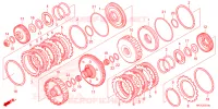 EMBRAYAGE pour Honda FOURTRAX 420 RANCHER 4X4 AT DCT IRS 2024