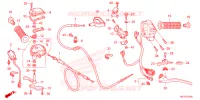 LEVIER DE GUIDON   CABLE   COMMODO pour Honda FOURTRAX 420 RANCHER 4X4 AT DCT IRS 2024