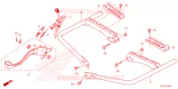 REPOSE PIED   PEDALE pour Honda FOURTRAX 420 RANCHER 4X4 AT DCT IRS 2024