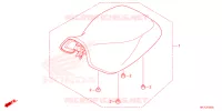 SELLE pour Honda FOURTRAX 420 RANCHER 4X4 AT DCT IRS 2024
