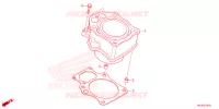 CYLINDRE pour Honda FOURTRAX 420 RANCHER 4X4 Electric Shift 2024