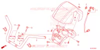 GUIDON pour Honda FOURTRAX 420 RANCHER 4X4 Electric Shift 2024
