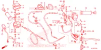LEVIER DE GUIDON   CABLE   COMMODO pour Honda FOURTRAX 420 RANCHER 4X4 Electric Shift 2024
