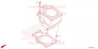 CYLINDRE pour Honda FOURTRAX 420 RANCHER 4X4 Electric Shift 2024