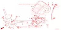 GUIDON pour Honda FOURTRAX 420 RANCHER 4X4 Electric Shift 2024