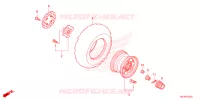 ROUE AVANT pour Honda FOURTRAX 420 RANCHER 4X4 Electric Shift 2024