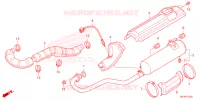 SILENCIEUX D'ECHAPPEMENT pour Honda FOURTRAX 420 RANCHER 4X4 Electric Shift 2024
