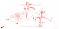 ARBRE DE DIRECTION pour Honda FOURTRAX 420 RANCHER 4X4 Manual Shift 2024