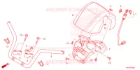 GUIDON pour Honda FOURTRAX 420 RANCHER 4X4 Manual Shift 2024