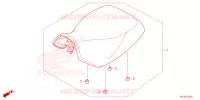 SELLE pour Honda FOURTRAX 420 RANCHER 4X4 Manual Shift 2024