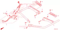 PEDALE   REPOSE PIED pour Honda FOURTRAX 520 RUBICON DCT IRS EPS 2023
