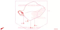 SELLE pour Honda FOURTRAX 520 RUBICON DCT IRS EPS 2023