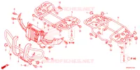 SUPPORT pour Honda FOURTRAX 520 RUBICON DCT IRS EPS 2023
