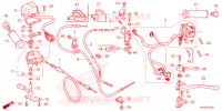 LEVIER DE GUIDON   CABLE   COMMODO pour Honda FOURTRAX 520 FOREMAN 4X4 BASE 2024