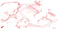PEDALE   REPOSE PIED pour Honda FOURTRAX 520 FOREMAN 4X4 BASE 2024