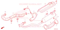 SILENCIEUX D'ECHAPPEMENT pour Honda FOURTRAX 520 FOREMAN 4X4 BASE 2024