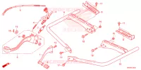 PEDALE   REPOSE PIED pour Honda FOURTRAX 520 FOREMAN 4X4 EPS 2024