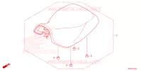 SELLE pour Honda FOURTRAX 520 FOREMAN 4X4 EPS 2024