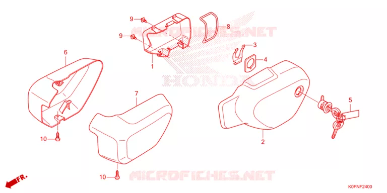 COUVERCLE LATERAL Honda MOTO 125 MONKEY 2022  Z125MAN