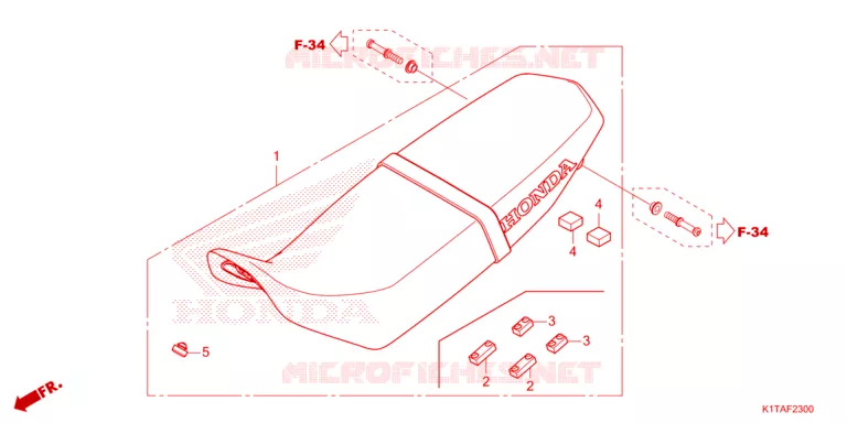 SELLE Honda MOTO 300 CRF 2024  CRF300LP