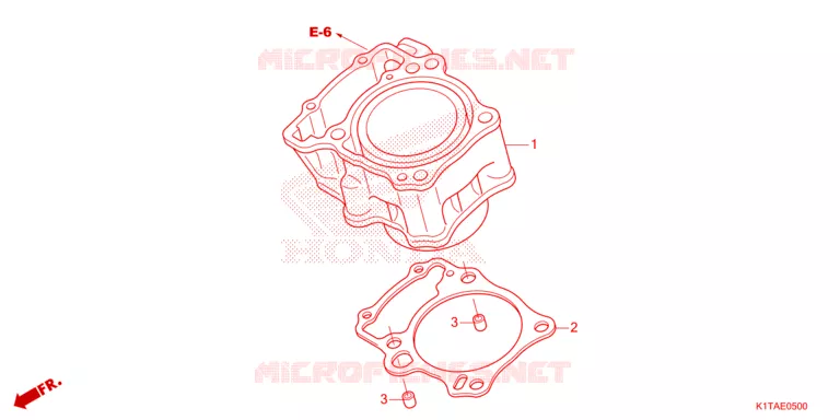 CYLINDRE Honda MOTO 300 CRF 2023  CRF300LRP
