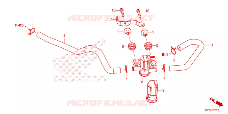 ELECTROVANNE INJECTION D'AIR Honda MOTO 300 CRF 2023  CRF300LRP