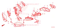 CLIGNOTANT   RETROVISEUR pour Honda GL 1800 GOLD WING TOUR 2023