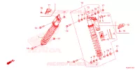 AMORTISSEUR AVANT pour Honda TALON 1000 XS 2023