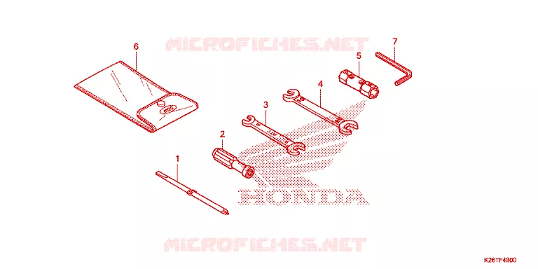 OUTIL Honda MOTO 125 GROM 2021  MSX125L_TH