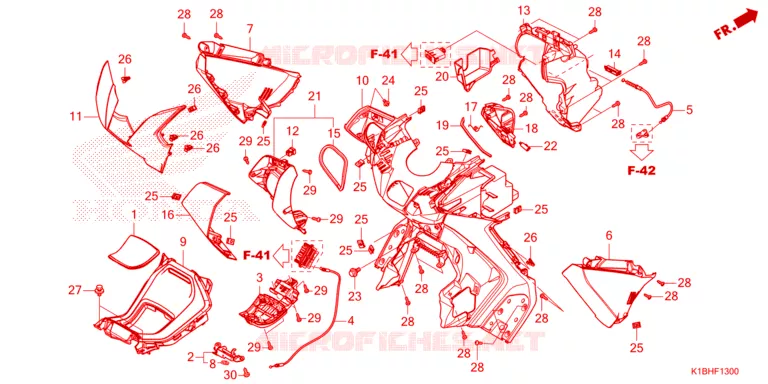 PROTEGE JAMBES Honda SCOOTER 350 FORZA 2024  NSS350AP