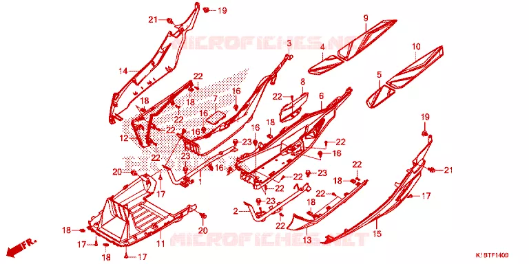 MARCHE PIEDS Honda SCOOTER 350 FORZA 2020  NSS350AM