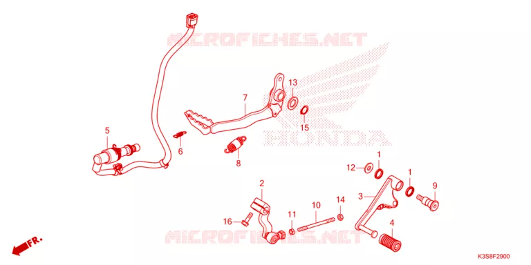 PEDALE Honda MOTO 300 CL 2023  CL300AP