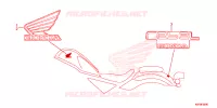AUTOCOLLANTS pour Honda REBEL 300 ABS 2023