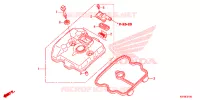 COUVRE CULASSE pour Honda REBEL 300 ABS 2023