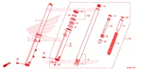 FOURCHE pour Honda REBEL 300 ABS 2023