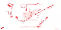 PEDALE   KICK pour Honda DREAM 125 2022