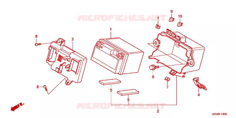 BATTERIE Honda MOTO 110 CUB 2012  NBC110MDFC
