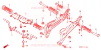 REPOSE PIED pour Honda DREAM 125 KIRANA 2006