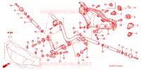 GUIDON   CARENAGE pour Honda DREAM 125 KIRANA 2005