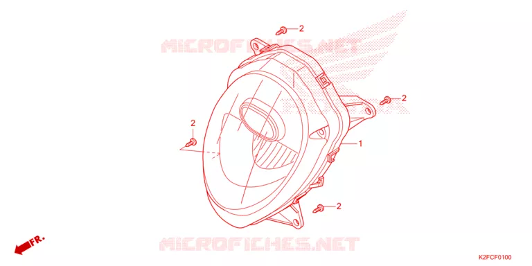 PHARE Honda SCOOTER 110 SCOOPY 2021  ACF110CBTM