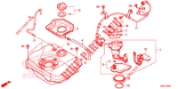 RESERVOIR A CARBURANT pour Honda ZOOMER 110 X 2021