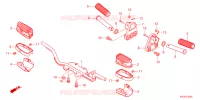 REPOSE PIED pour Honda SUPER CUB 125 2023