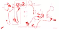 COMMODOS / POIGNEES / MIROIR (CB1300AD/SP) pour Honda CB 1300 SUPER FOUR 2023