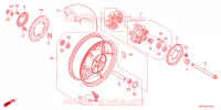 ROUE ARRIERE pour Honda CB 1300 SUPER FOUR 2023