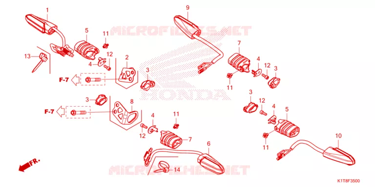CLIGNOTANT Honda MOTO 300 CRF 2023  CRF300LDP