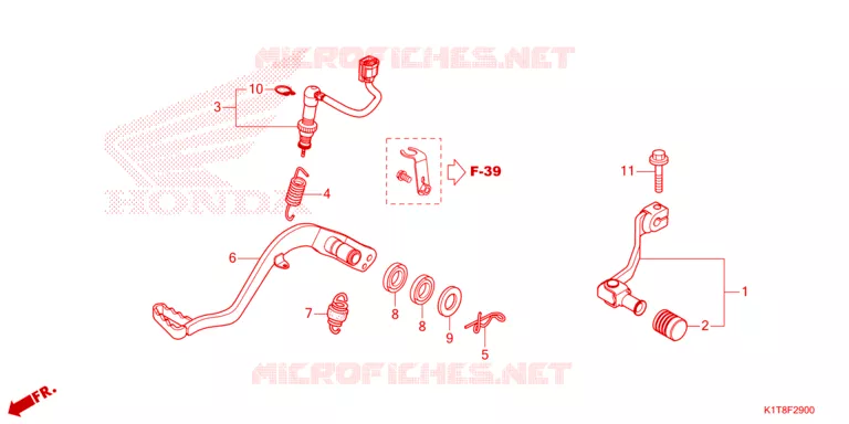 PEDALE Honda MOTO 300 CRF 2023  CRF300LDP