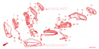 CLIGNOTANT   RETROVISEUR pour Honda GL 1800 GOLD WING TOUR DCT, NAVI, AIRBAG 2023