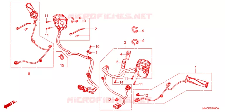 COMMODOS - POIGNEES Honda MOTO 1800 GOLD-WING 2023  GL1800DAP