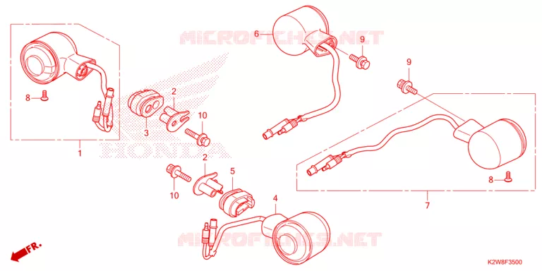 CLIGNOTANT Honda MOTO 125 DAX 2024  ST125AP