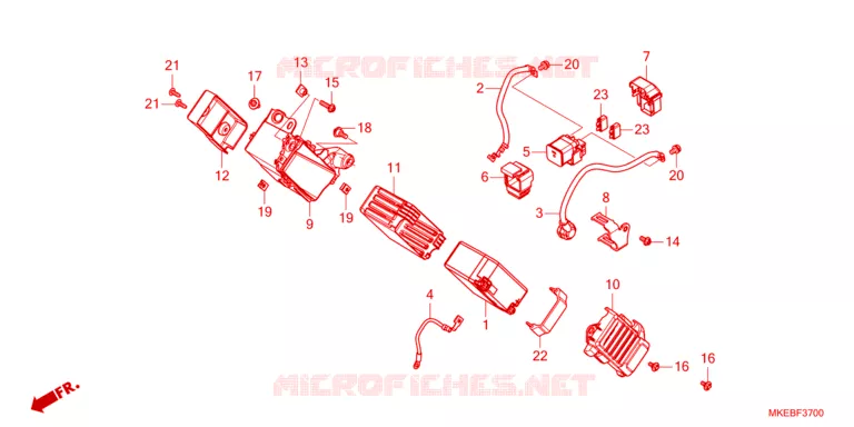 BATTERIE Honda MOTO 450 CRF 2023  CRF450RP